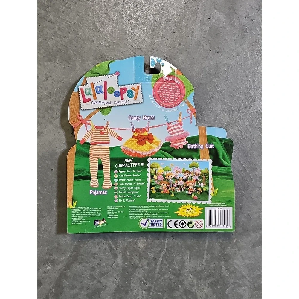New Lalaloopsy Full Size Doll Fashion Pack Outfit Pajamas Sew Magical! Sew Cute!